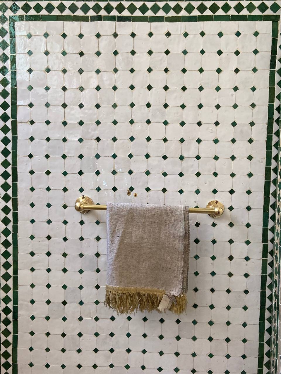 Unlacquered Brass Towel Bar for bathroom, Brass towel racks, Towel holder.