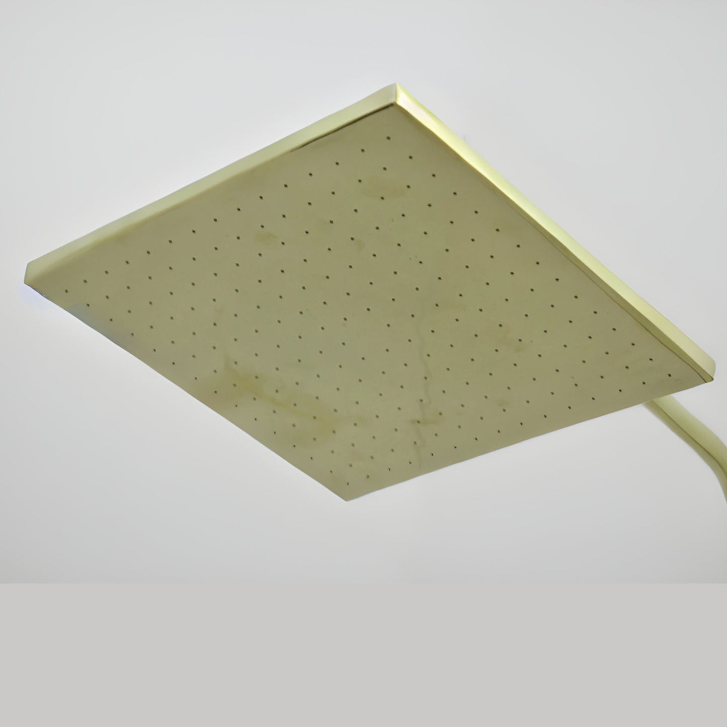 Unlacquered Solid Brass Shower Head, Indoor Outdoor Shower Fixture