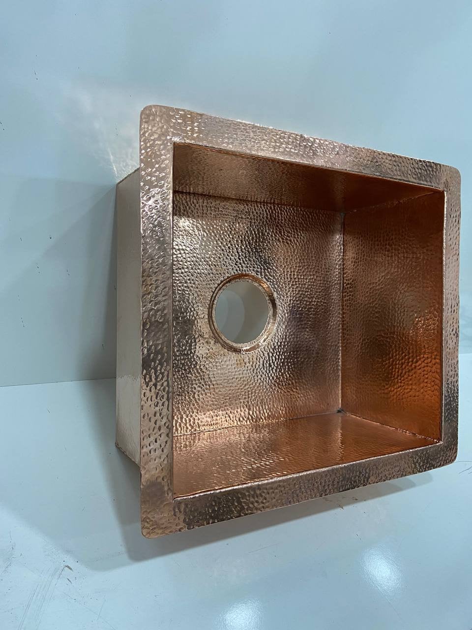 Handcrafted Solid Copper Kitchen Sink - Customizable Hand Hammered or Smooth Finish, Undermount And Unlacquered