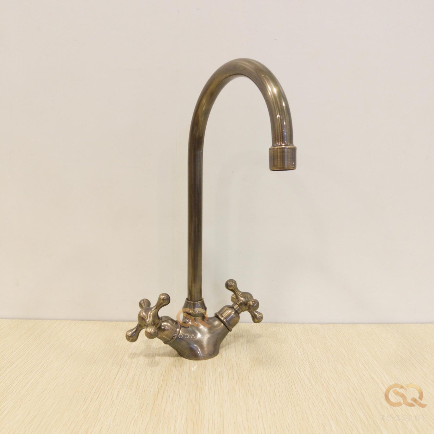 Unlacquered bronze solid Brass Kitchen Faucet, Classic Design for your Kitchen or Bathroom.