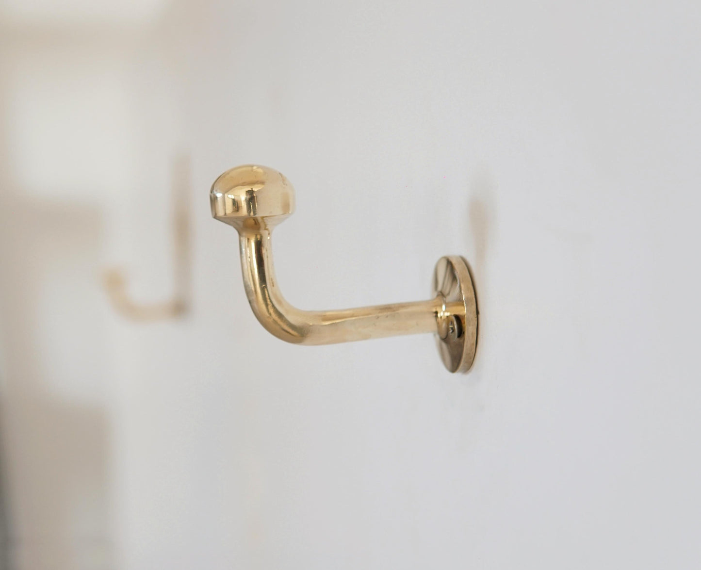 Unlacquered Solid Brass Wall Hooks, Brass Towel Hook.