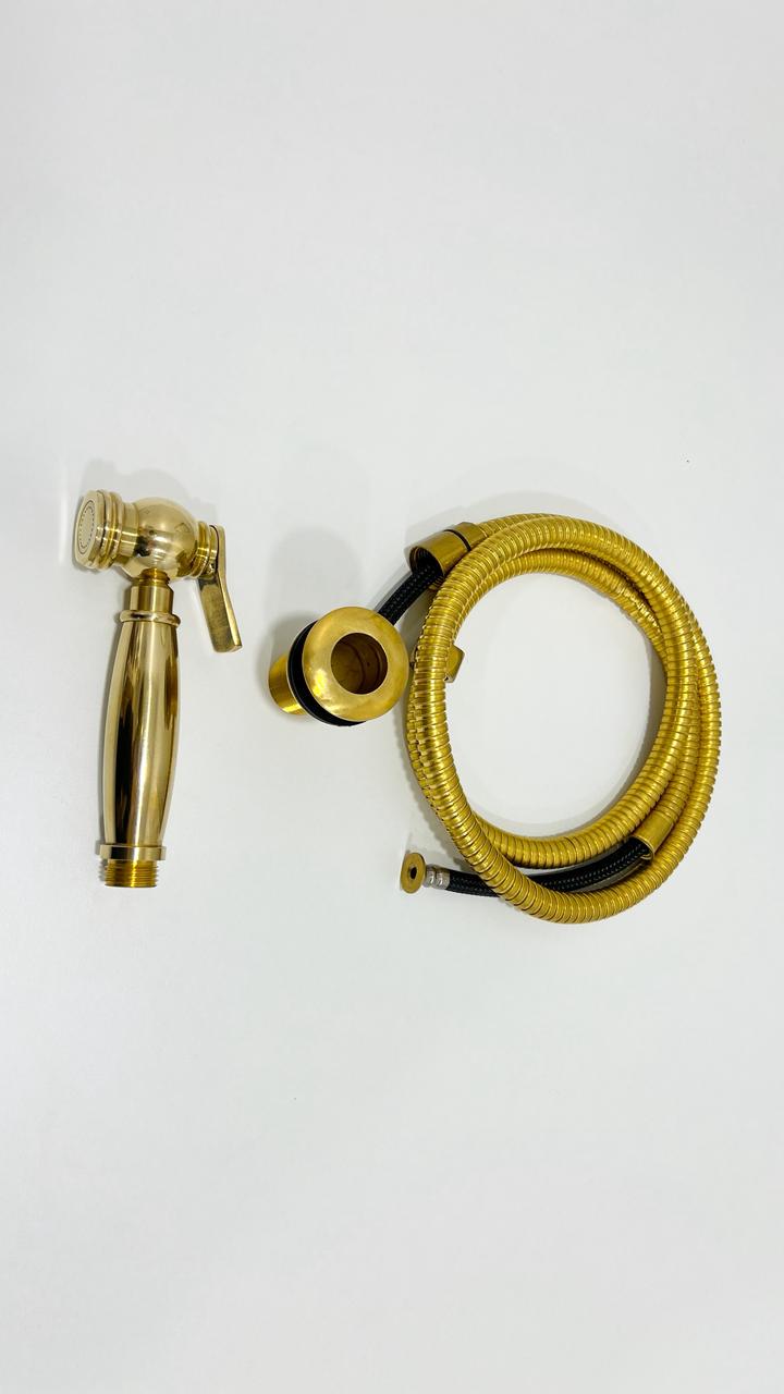 Unlacquered Brass Kitchen Sprayer, Side Sprayer, faucet side sprayer, handheld sprayer.