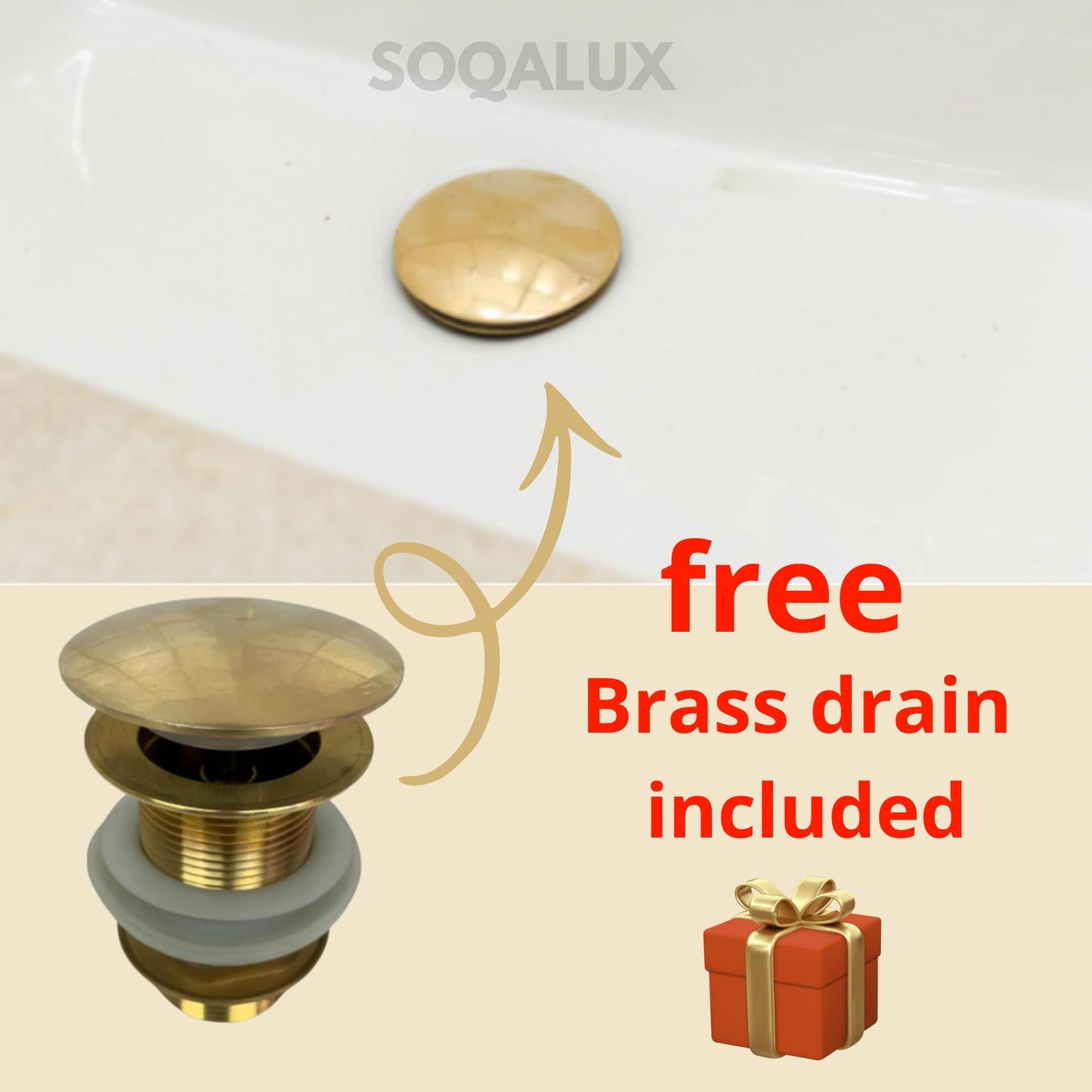 Unlacquered Solid Brass Bathroom Faucet, Widespread 3-Hole Sink Fixture.