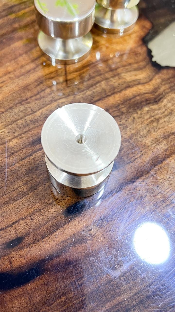 Unlacquered Solid Brass Round Knobs: Kitchen Cabinet Knobs.