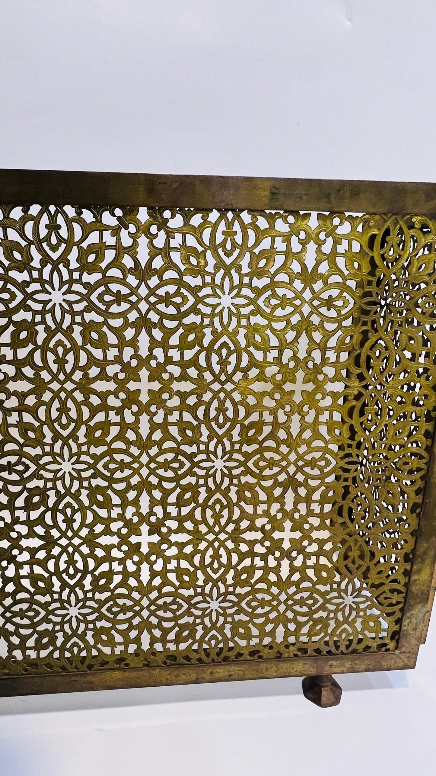 Handmade Fireplace screen with 3 panel screen, living room decor, farmhouse decor.
