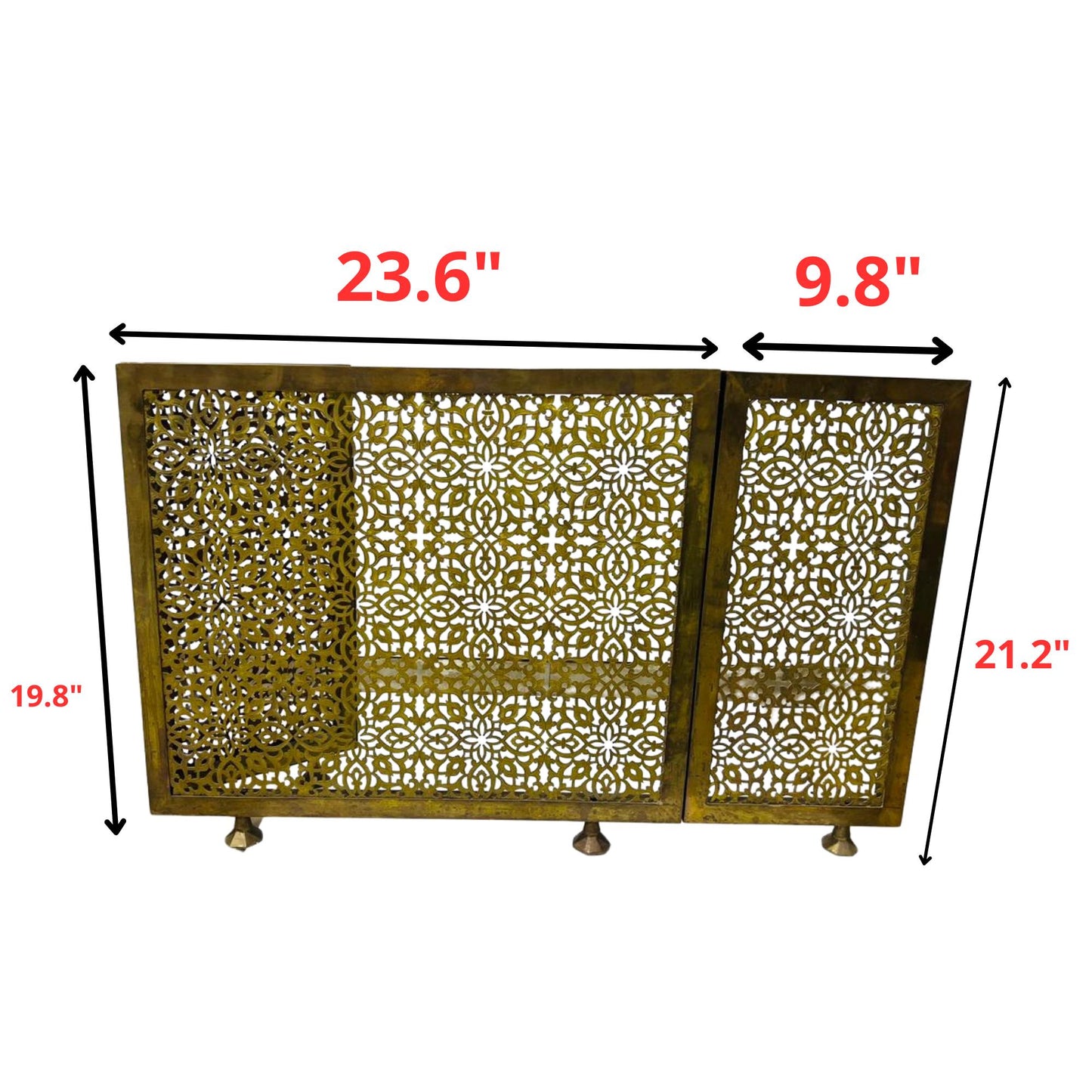 Handmade Fireplace screen with 3 panel screen, living room decor, farmhouse decor.
