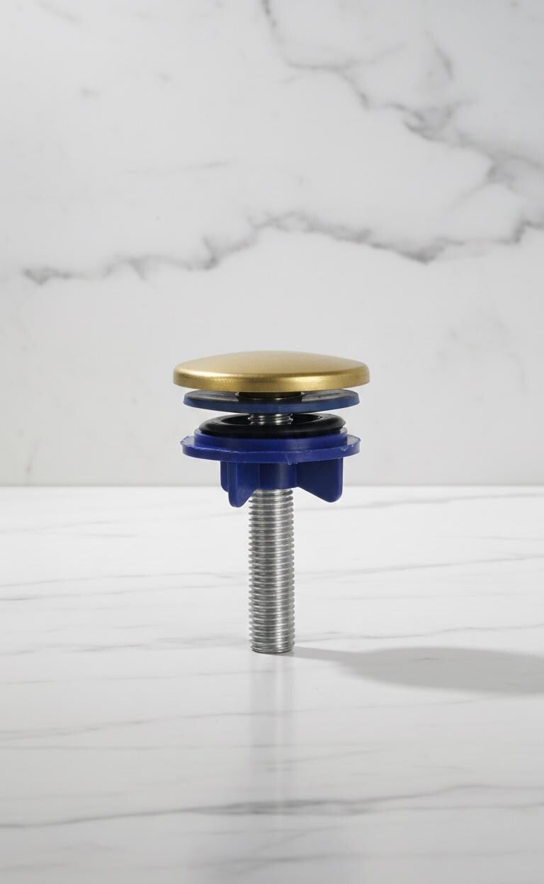 Unlacquered Brass Sink Hole Cover – Faucet Hole Plug , Kitchen & Bathroom Accessory