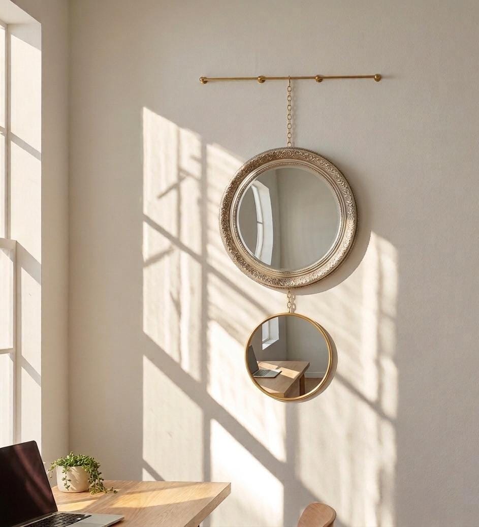Unlacquered Solid Brass Picture Rail Hanging Kit - Vintage Gallery Wall Art Display System