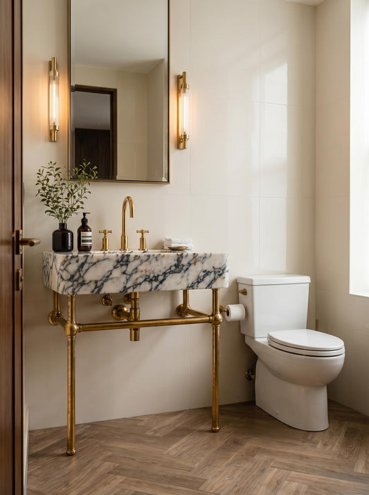 Unlacquered Brass Console Legs- Custom Sizing Available.