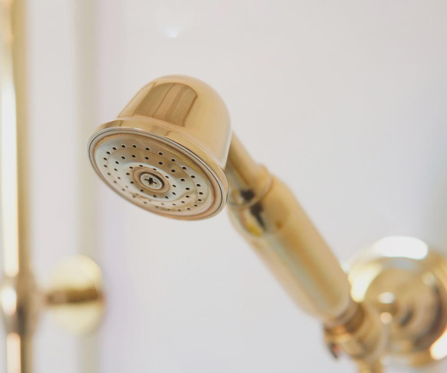 Unlacquered Brass Shower System Set-Rainfall Bathroom Shower Set.